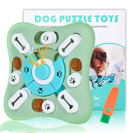 Customized Waterproof Reduce Boredom Slow Food Increase IQ Chew Smart Small Dog Puzzle Toy for Pets