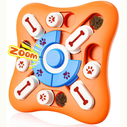 Eco Friendly Tough Durable Slow Feeder Interactive IQ Training Dog Treat Dispenser Pet Puzzle Toys for Chewing