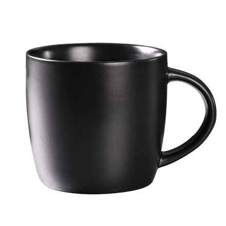 400-500ML Customized Ceramic Coffee Mug Simple Solid Color Cup Office Ceramic Mug