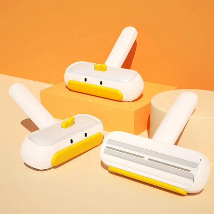 New Design Cute Duck Pet Fur Remover Reusable Dog Cat Hair Removal Roller for Bed Carpet Sofa Pet Hair Remover