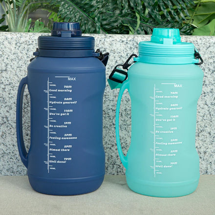 Wholesale BPA Free Food Grade Sublimation Water Bottles Blanks Motivational Gallon Water Bottle With Handle