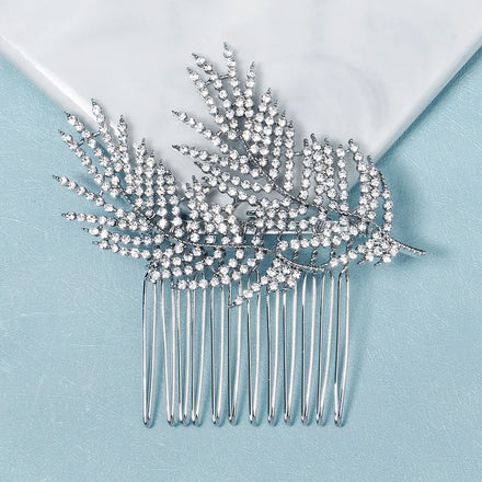 Miallo Fashion Hair Comb Rhinestone Crystal Bridal Wedding Comb Hair Accessories Alloy Hair Comb