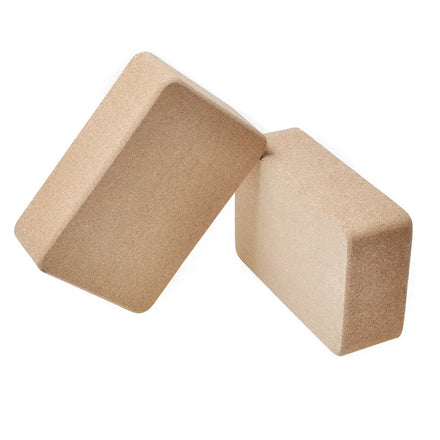 High-Density Eco-Friendly EVA Cork Yoga Blocks with Non-Slip Surface Accessories for Women's Pilates and Stretching