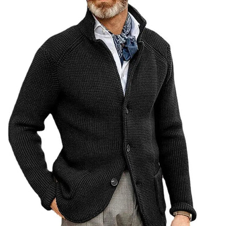 Men Suits Knitted Coat Long Sleeved Cardigan Fleece Shirt Men Casual Plus Size Baseball Clothing Men's Cardigan Sweater