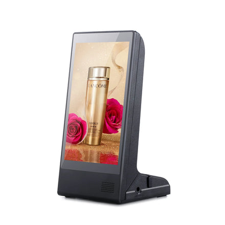 Indoor Restaurant Battery Powered Remote Control Portable Advertising Digital Signage LCD Touch Screen Poster Tabletop Displays
