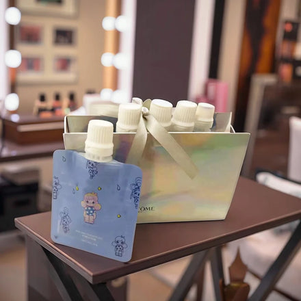 Customized High-End Waterproof Cardboard Cosmetic Lipstick Silver Paper Folders Packaging Lip Gloss Lip Glaze Eyelash