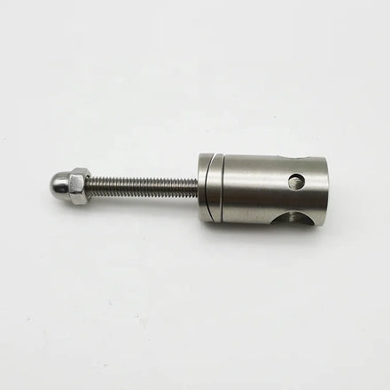 Modern Design Solid Stainless Steel 304 Brushed Finish Rust Resistant Balustrade Handrail Accessory 12mm Bar Tube Clamp 42.4mm