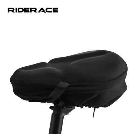 RIDERACE Universal Bike Seat Cover Thickness Silicone Sponge Pad Outdoor Cycling Saddle Cover MTB Road Bicycle Cushion Protector