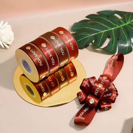 Customizable 22mm Satin Ribbon Elastic Band Bow Packaging for Food Jewelry & Chocolate Factory Tied for Gift Wrapping
