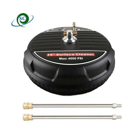 New Plastic 4000psi Rotary Surface Cleaner Head (Cleaning Brush) for Pressure Washer with Extension rod