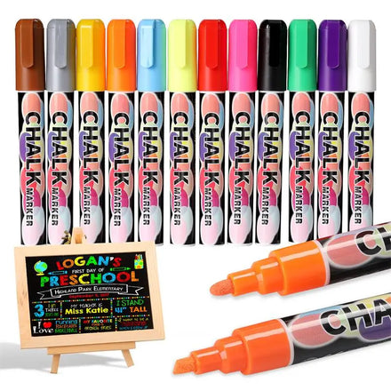 Wholesale Chalk Markers 8 Colors Graffiti Art Marker Pen Colorful Erasable Marking Pens Liquid Chalk Marker for Glass Windows
