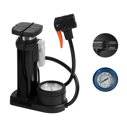 New Arriver 140PSI Road Bike Cycling Mini Foot Pupmp Bicycle Pump with Pressure Gauge