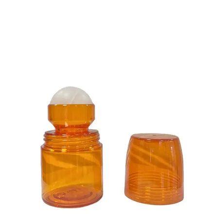 China Focus Brand 70ml Non-Spill Deodorant Roll-On Plastic Bottle with Smooth Ribbed Aluminum Closure Customizable Color