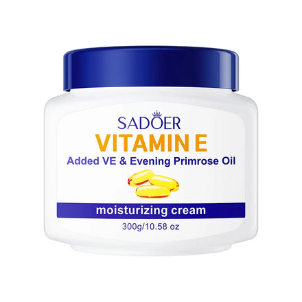 300g OEM ODM SADOER Evening Primrose Oil Vitamin E Face Care Nourishing Face Cream
