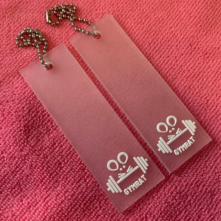 Frost Surface Convex logo Transparent Label Rubber Hang Tagwaterproof Garment clear Rubber Swing Tag With Ballchain String