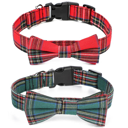 Manufacturer's Spot New Pet Products Pet Collar Dog Collar Bowknot Christmas Pet Collar
