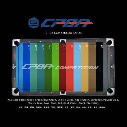 Superior Quality CPBA Competition 1.55m Width Fast Speed Billiard Pool Table Fabric Cloth Felt with 6 Rails