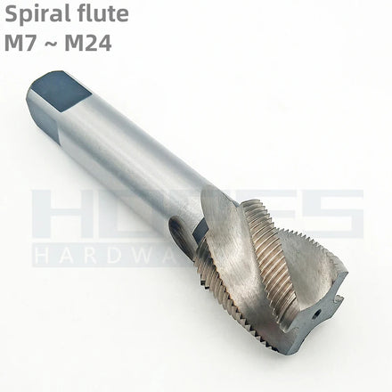 HSS6542 Spiral Flute Thread Taps M7 M8 M9 M10 M11 M12 M13 M14 M15 M16 M18 M20 M22 M23 M24 DIN ISO GB JIS Coarse Fine Pitch