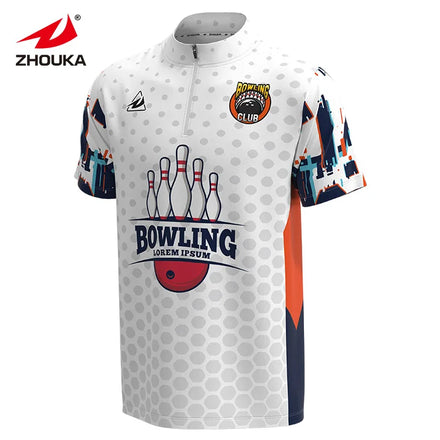 Monogram Bowling Polo Shirts Jersey Embroidered