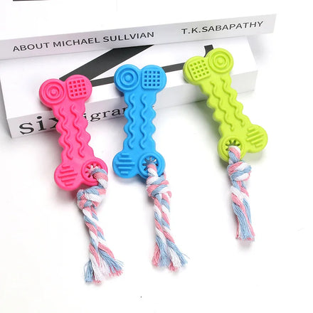Pet Supplier Eco Friendly TPR Custom Interactive Rope Chew Toys for Dogs