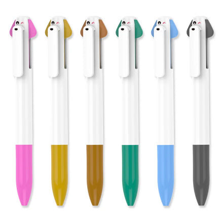 Naughty Puppy Ballpoint Pen Two-color Plastic Ballpoint Pen