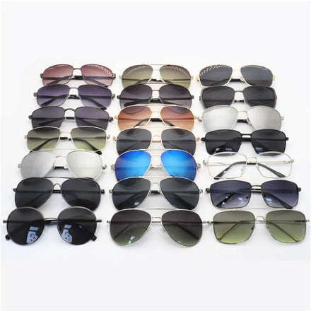 Cheap China Wholesale PC Lenses Sunglasses Male Metal Driving Sunglasses for Men 2022