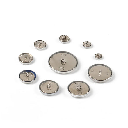 Hot Sale Decorative Clothing Leather Wrapped Button Iron Wire Feet Covered Custom Shirt Button Covers