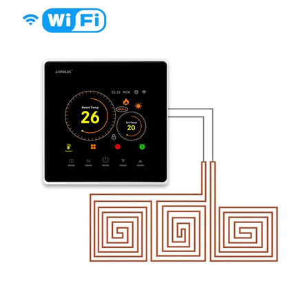 Digital Wifi Thermostat for Home Tuya Smart Programmable 16A Electric Heater Thermostat Intelligent Temperature Controller