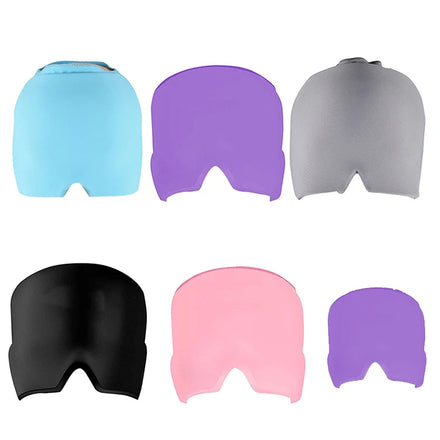 New Trending Reusable Migraine Ice Head Wrap Elastic Ice Compression Pack Headache Migraines Relief Hat