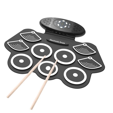 New Portable Musical Instrument Digital Practice Drum Pad Electronic Drum Set
