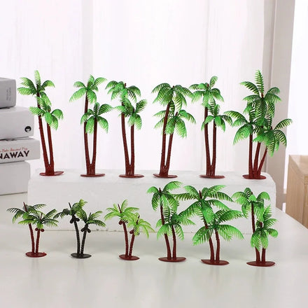 Yopin-1430 Wholesale Indoor Decoration Fake Tree Artificial Mini Coconut Palm Tree