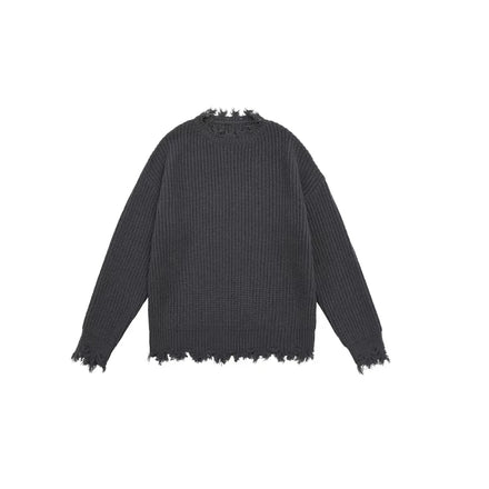 Fashion Printed Woven Blank Hip Hop Plus Size Christmas Mens Unisex Oversized Knitted Sweater