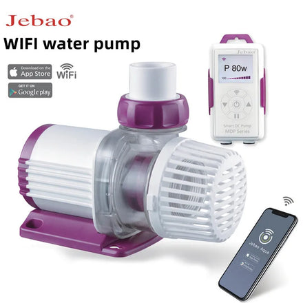 Wholesale Jabao MDP3500 Aquarium Pump with WIFI Function New Submersible LCD Water Pump Rectangle Shape for Aquarium Accessories