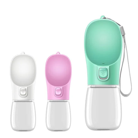 Top Quality Patent Oem Odm Plastic 300ml Pet Travel Dispenser Dog Portable Water Bottle