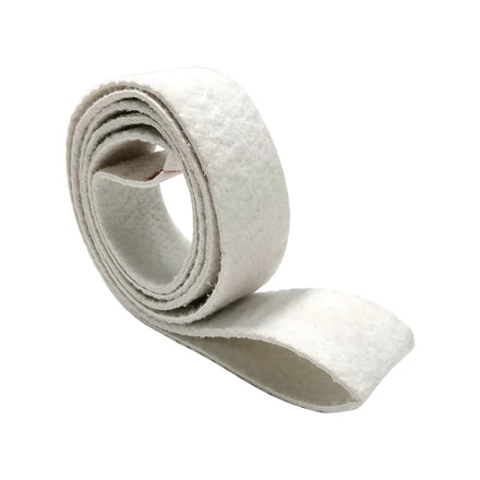Super Quality White Non Woven Wool Felt Abrasive Belt Durable 10mm Thick Cylinder Shape Stainless Steel Pipe Mirror Medium