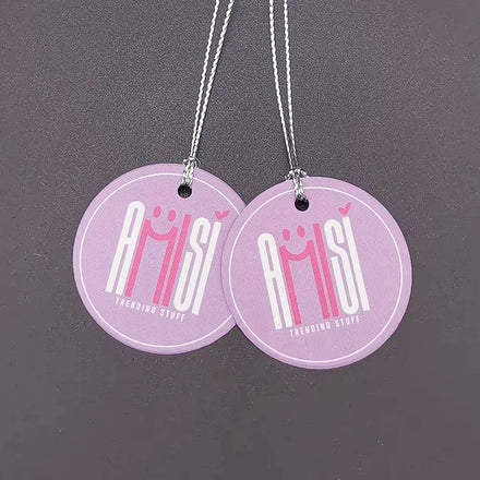 Glossy Finished Round Shape Led Shoe Tag Custom Luggage Tag