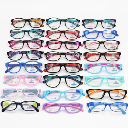 China Wholesale Children Tr90 Silicone Optical Eye Glasses Frame Spectacles Kids Eyeglasses Frames 2025