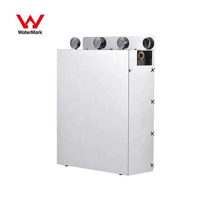 WATER MARK Water Filter Complete Large Scale Whole House Water Filtration System Triple Big Blue 3 Stages with Stainless Steel
