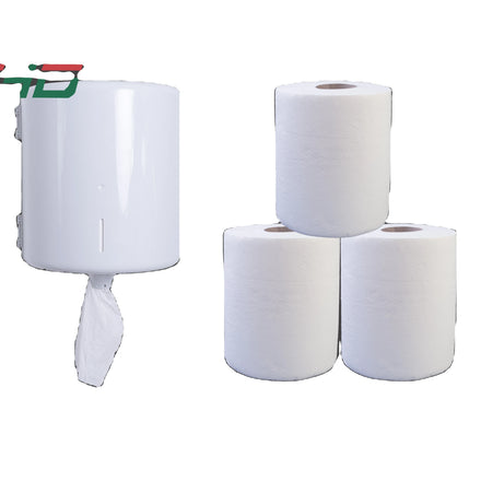 Customized Recycled Cheapest Price 1 Layer 2 Ply Disposable Hand Towel Roll Paper 150m