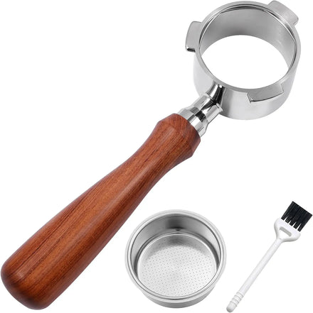 51mm Coffee Handle Filter Espresso Wooden Hand Filter