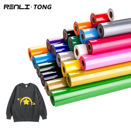 PVC Glossy Vinyl Film for Fabric Printing Custom Logo Pattern