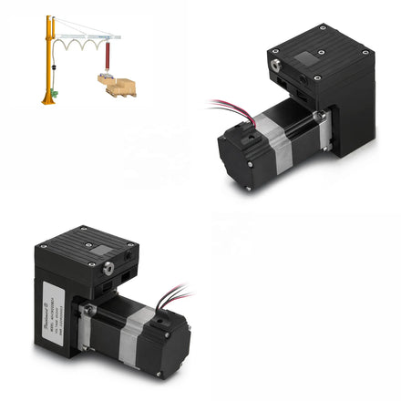 Fluidsmart AD40KEEDB12 40L/Min EPDM 24VDC Brushless Micro Diaphragm Air Compressor Pump High Pressure PPS Oilless DC Mini Pump