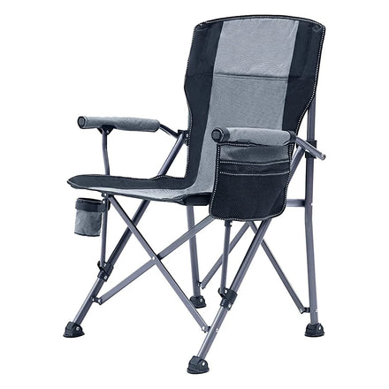 WOQI Lightweight Metal Outdoor Portable Folding Garden Chair with Carry Bag for Park Use