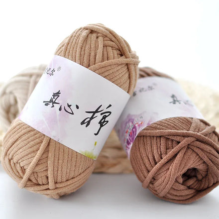 Wholesale Fancy Hand Crocheting Yarn Fineness Tube Yarn for Crocheting Bag Blanket