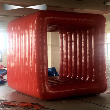 Funny Team Building Inflatable Flip It Game Inflatable Flip Rolling Game square Rolling Sports Game