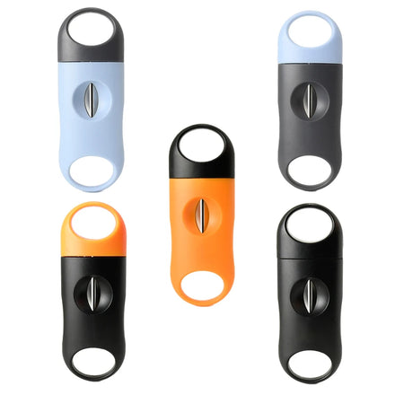 NEW Heat-Seal Handle Plastic V-Cutter Single Blade Cigar Cutter Cigar Accessories CP-038