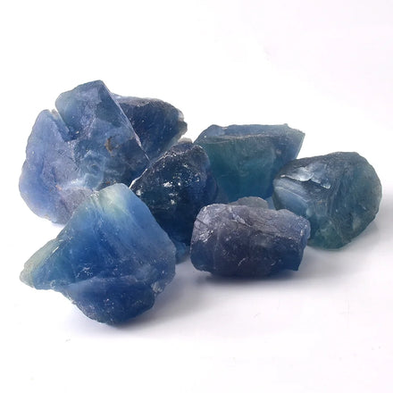 Ground Price High Quality Raw Crystals Healing Stones Rough Gemstone Gravel Wholesale Natural Blue Fluorite