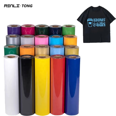 High-Temperature Print Heat Transfer Vinyl Bulk Iron on Easyweed PVC Glossy Heat Transfer Vinyl Paper Sheets for Clothes