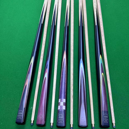 Good Quality 1/2-pc Joint Ash Wood Billiard Snooker Cue with 10mm Tip