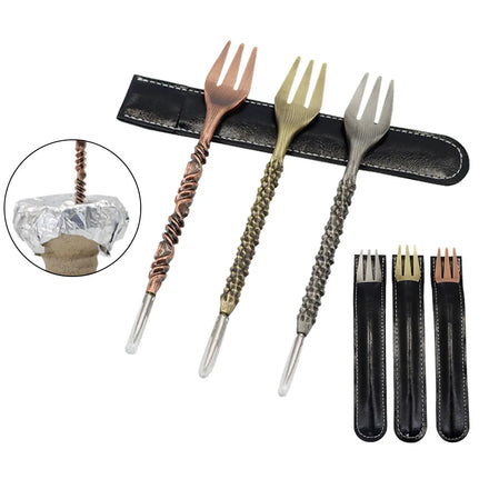 Ship Faster Zinc Foil Hole Puncher Shisha Accessory New Popular Unique Design Hookah Shisha Flavour Fork